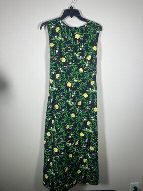 Hobbs London Women's Linen Twitchill Dress - Blue - Size 8 UK/4 US - French Navy